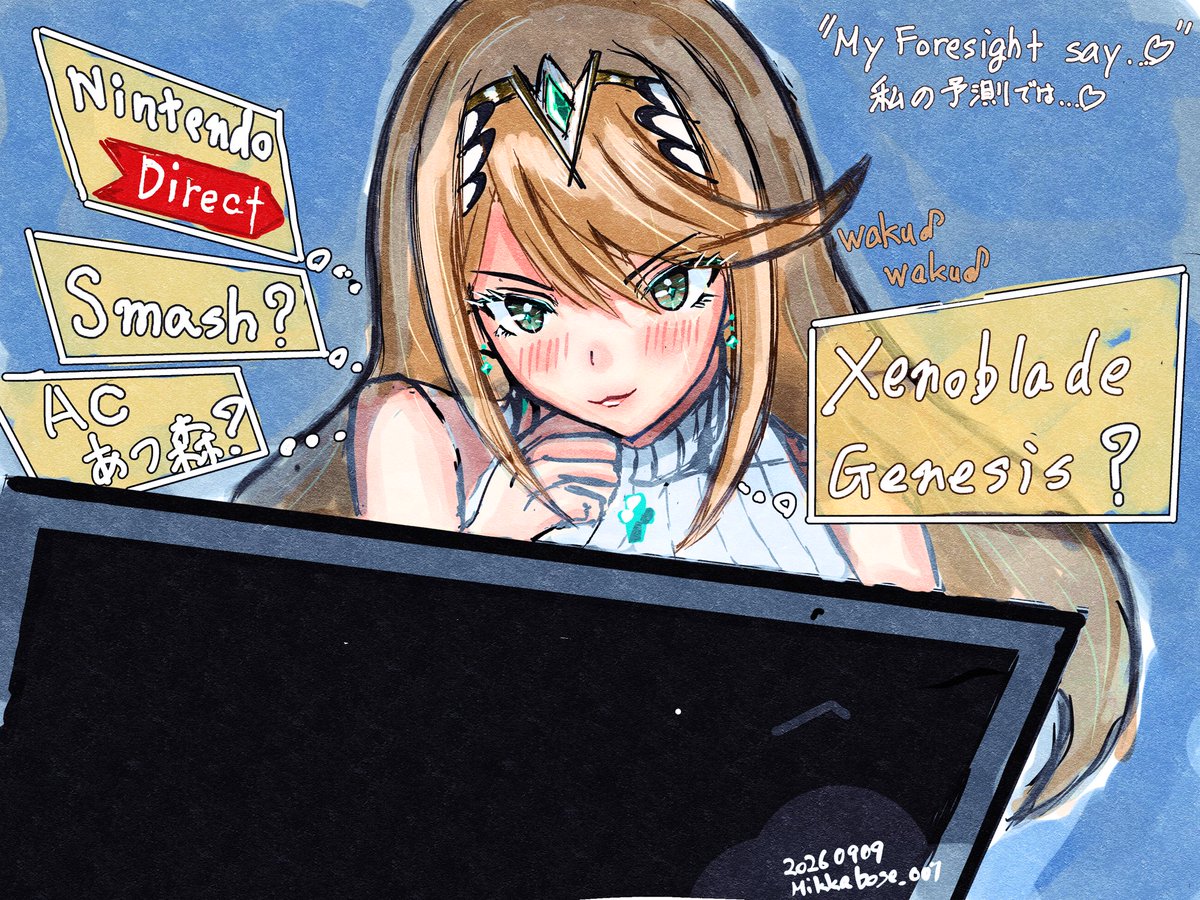 mikkabose_007's tweet photo. Artworks I drew this month #3
#今月描いた絵を晒そう
+8 more pieces / ＋他8作品
All Xenoblade! 🌟 https://t.co/GCwMpQ9SFN