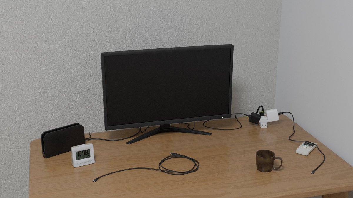 chiupet's tweet photo. モデリングしてきたものでデスク周りをつくった
もう少し生活感を足していきたい
#Blender #3DCG https://t.co/A9rbUU4kV7