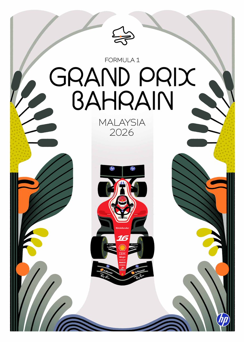 ScuderiaFerrari's tweet photo. Next Stop: The Bahrain GP in Malaysia! 🇲🇾

Artwork created by Margherita Caspani ➡️https://t.co/FIwAgqL7Qa https://t.co/VUgJn60jGF