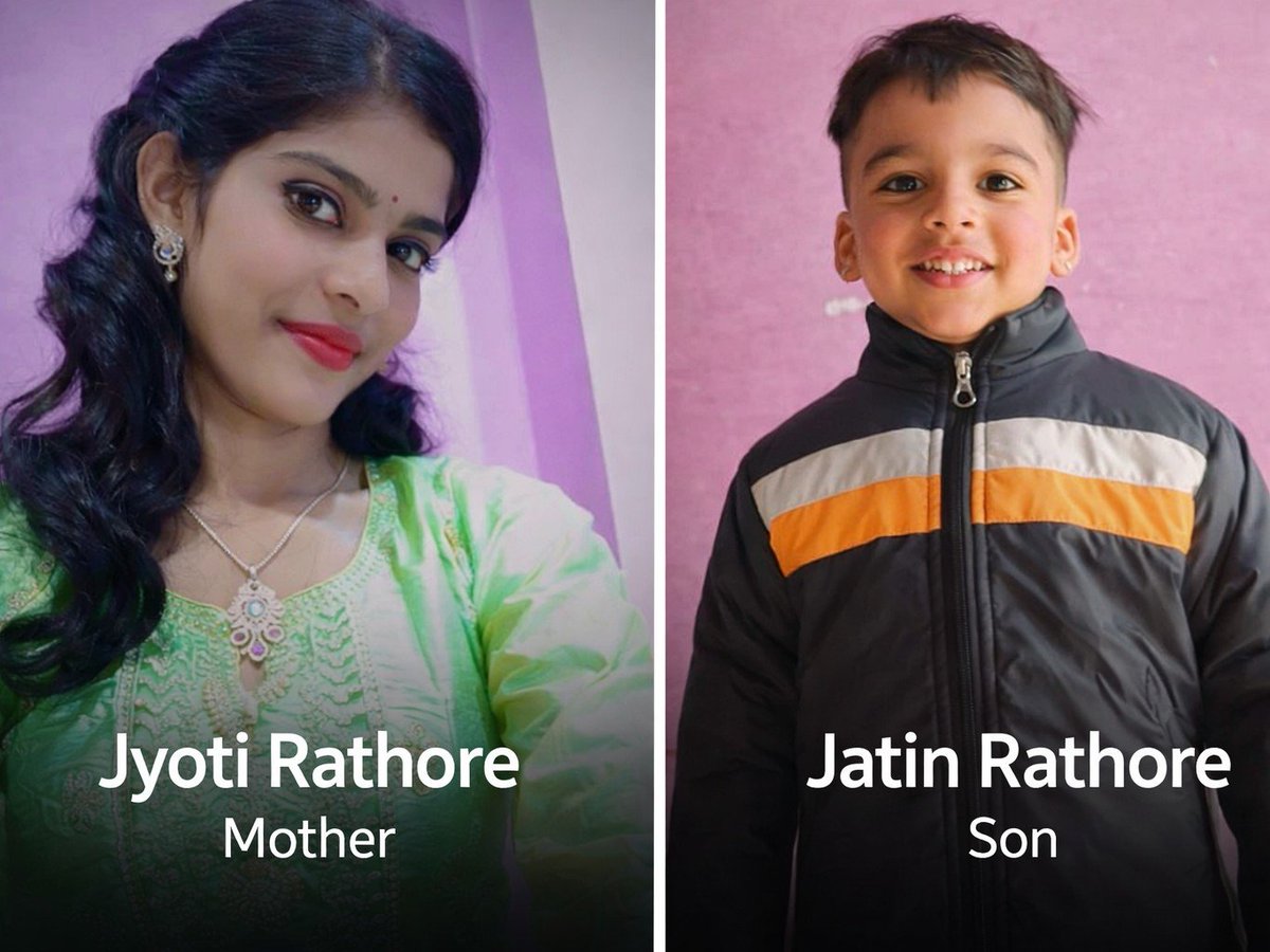 venom1s's tweet photo. Jyoti Rathore was having an affair with her neighbour, Uday Indolia.

Her 5 year old son, Jatin, saw her with Uday.

She threw him from the roof. He suffered for 24 hours in the hospital and died.

His father kept crying for days.

Ek kachori, do samosa?
In mardon ka kya bharosa? https://t.co/lyFXB9DEHh