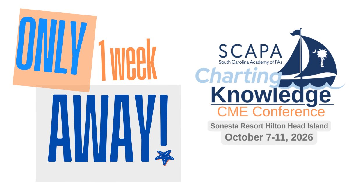 PAsofSC's tweet photo. Let’s start the conversation about what we’re going to wear!

Special thanks go to the SCAPA CME Planning Committee for planning an amazing event here in South Carolina for PAs across the country.

Visit https://t.co/lRZNKVC39a to learn more and register.

#SCAPA #CME https://t.co/wJxia4wr7b
