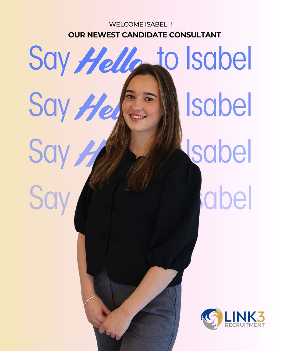 Link3Rec's tweet photo. We’re pleased to welcome some fantastic new additions to the Link3 team! 👋

Grace Abbott, joining us as Head of Partnerships &amp; Regional Development.

Eiden Lawrence, our newest Administrative Assistant.

Isabel Dearden, joining us as our newest Primary Candidate Consultant. https://t.co/6xkyak9Frl