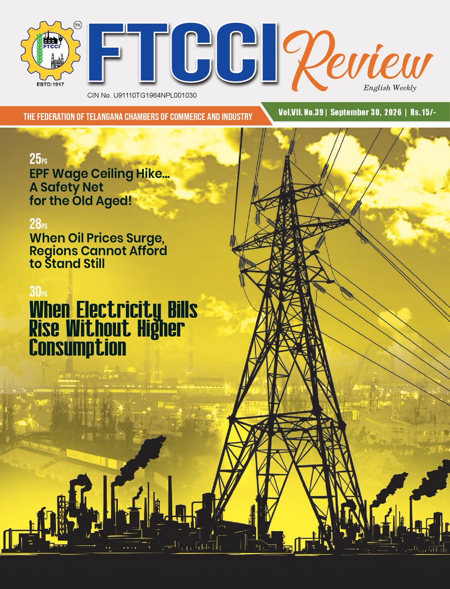 FTCCI's tweet photo. The @FTCCI happy to share with you the latest edition of "FTCCI Review - September, 2026". 

Download your copy here: https://t.co/SXoAebLuEx

Stay informed and engaged with the latest happenings in the industry. Happy reading!

#FTCCI #BusinessInsights #StayInformed #Magazine https://t.co/MDKyldVKld