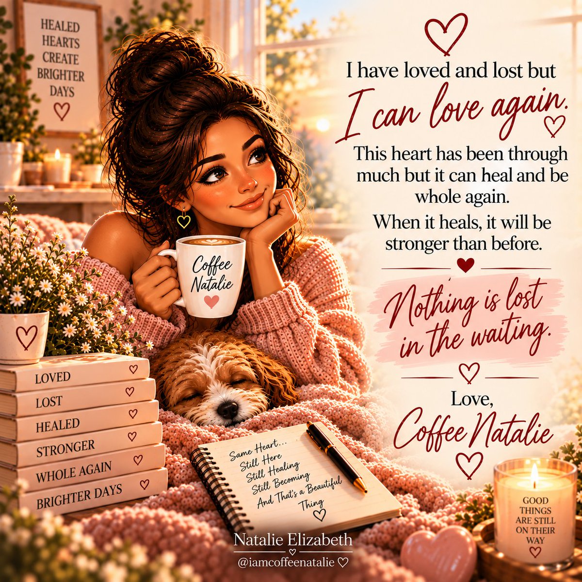 imcoffeenatalie's tweet photo. #YourStory #YourJourney #YourHealing #YoureGonnaBeOkay #NatalieElizabeth 🩷✨ https://t.co/mZl6yKz0TE