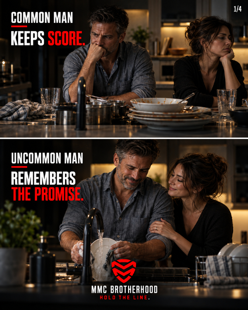 MMC_Brotherhood's tweet photo. Marriage gets smaller when everything becomes a scorecard.

Who apologized last. Who did more. Who changed first.

A stronger question is, “What are we building, and what can I do on my side today?”

Choosing “us” is rarely one grand gesture. It is a thousand ordinary ones.

#UncommonMan #MMCBrotherhood #HoldTheLine #Marriage #ChooseUs #MensLeadership #Relationships