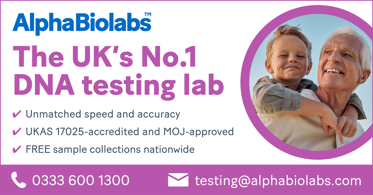 AlphaBioLabs's tweet photo. What happens when the potential father can’t or won’t provide a DNA sample for a legal paternity test?
 
He might have passed away, refused to participate, or be impossible to trace. In each case, testing his close relatives can still help establish paternity.
 
These tests are known as complex relationship tests, and are useful for:
 
•Kinship care assessments - where paternal grandparents, aunts or uncles are put forward as carers, but the father’s paternity has never been confirmed.
•Immigration cases - where a child’s claim to British citizenship or a passport depends on a British father who has died or cannot be located.
•Child maintenance disputes - where the potential father refuses to engage, but his relatives are willing to take part.
•Inheritance and probate disputes - where a child’s claim to an estate depends on establishing paternity after the father’s death.
 
The main testing options include:
 
•Paternal grandparents - this is one of the most reliable ways to determine paternity, after a direct paternity test.
•Paternal aunt or uncle - this must be a full biological sibling of the potential father to give the best chance of a conclusive result.
•The child’s siblings -to establish whether two or more children share the same biological father.
•Y chromosome testing - the Y chromosome is passed down largely unchanged via the paternal line, from father to son. This test can confirm whether a male child shares a Y chromosome with male relatives of the potential father.
 
With up to 153 DNA markers analysed for court-approved DNA relationship tests, and an expert team that can provide guidance on the best test for your case, AlphaBiolabs can help you get the evidence you need.
 
Call us on 0333 600 1300, email testing@alphabiolabs.com, or use our online quote form https://t.co/ia6OXDm58c to request a quote for DNA testing.
 
#FamilyLaw #DNATesting #Safeguarding #PaternityTesting #FamilyProceedings
