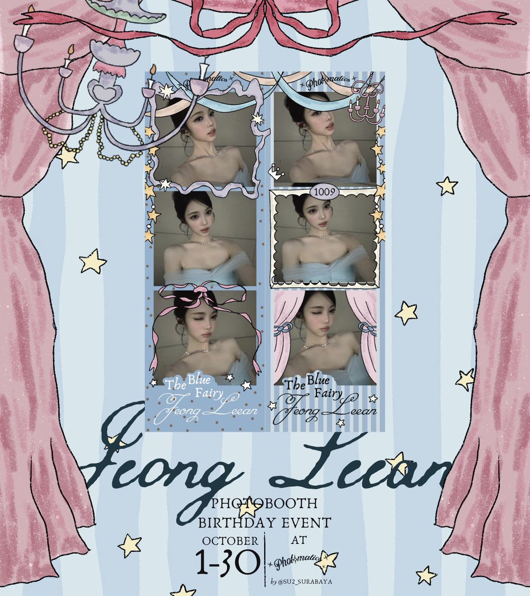 JEONGIAN_INA's tweet photo. ⛫ 𝓣𝓱𝓮 𝓑𝓵𝓾𝓮 𝓕𝓪𝓲𝓻𝔂 𝓘𝓐𝓝 🦋

#IAN’s Birthday Photo Frame Event by @s2u_sby &amp; @JEONGIAN_INA

📅 1 - 30 Oktober 2026
📍Photomatics

Capture Your Fairy Moment &amp; share your moments with #FairyIAN🦋🩵 https://t.co/dIR1cm7zDU