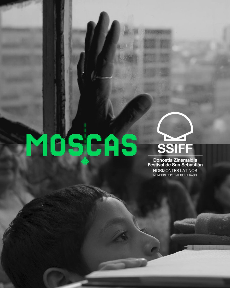 acontrafilms's tweet photo. 🪰 #Moscas, del director mexicano Fernando Eimbcke, llegará a los cines el 𝟐𝟑 𝐝𝐞 𝐨𝐜𝐭𝐮𝐛𝐫𝐞 tras recibir la Mención Especial del Jurado en Horizontes Latinos del Festival de San Sebastián. https://t.co/4n0VcEAUdN
