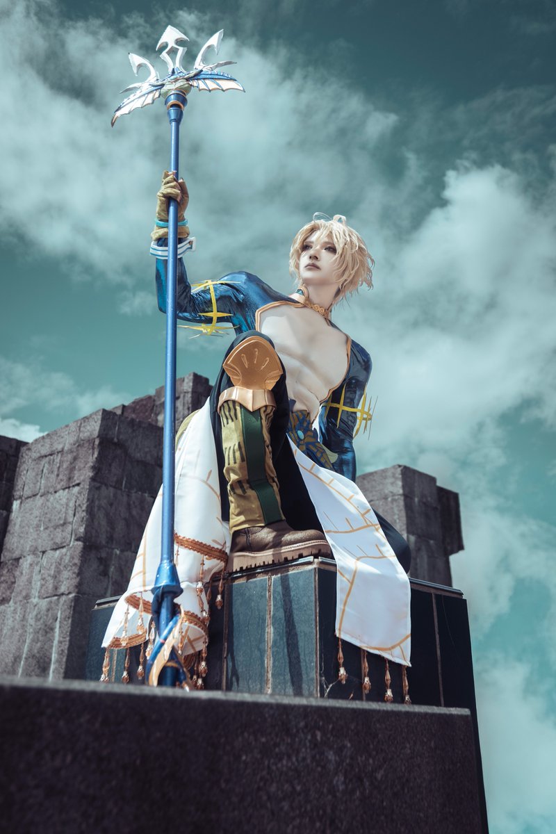 _tsumi_ki's tweet photo. 【Cosplay】終末のワルキューレ
 
大海の暴君  “Tyrant of Ocean”
  
Poseidon : 良介(@ryomikk_a )
Photo : TAPi
#鴨コス
#太陽が丘ファミリープールコスプレ https://t.co/Qii59pZ2vz