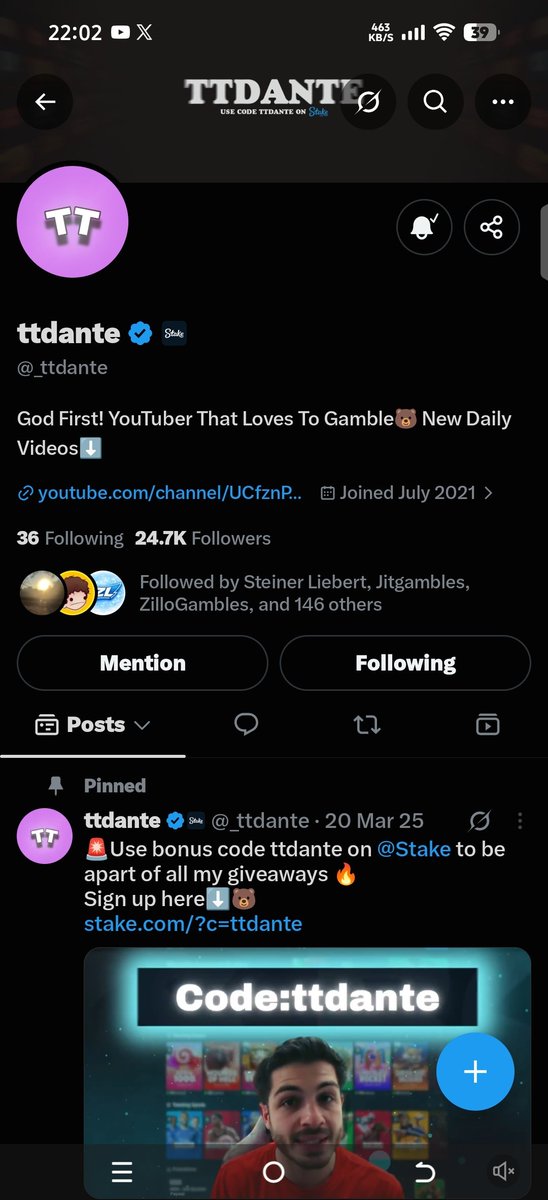 ATimparosa's tweet photo. @_ttdante @Stake Thank you brother bear

Manifesting my first win on your giveaway 🐻🐻🍀🍀

Stake : DanteMae https://t.co/pAPGRMGsMn