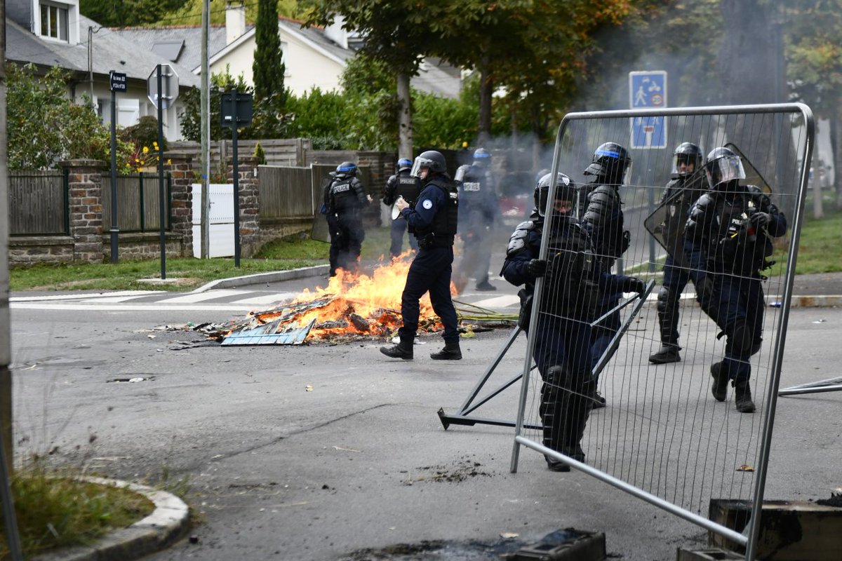 Image de Préfète de Bretagne et d'Ille-et-Vilaine - #Communiqué | Des violences inadmissibles ont été commises ce matin à Rennes et à Tinteniac, en marg
