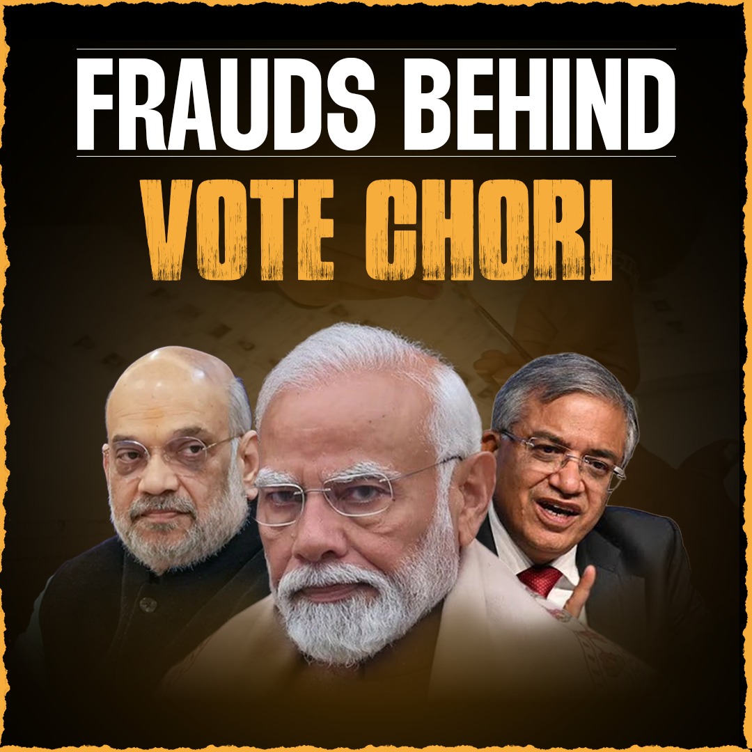 INCIndia's tweet photo. The mastermind of vote chori https://t.co/iRif7kmE2m