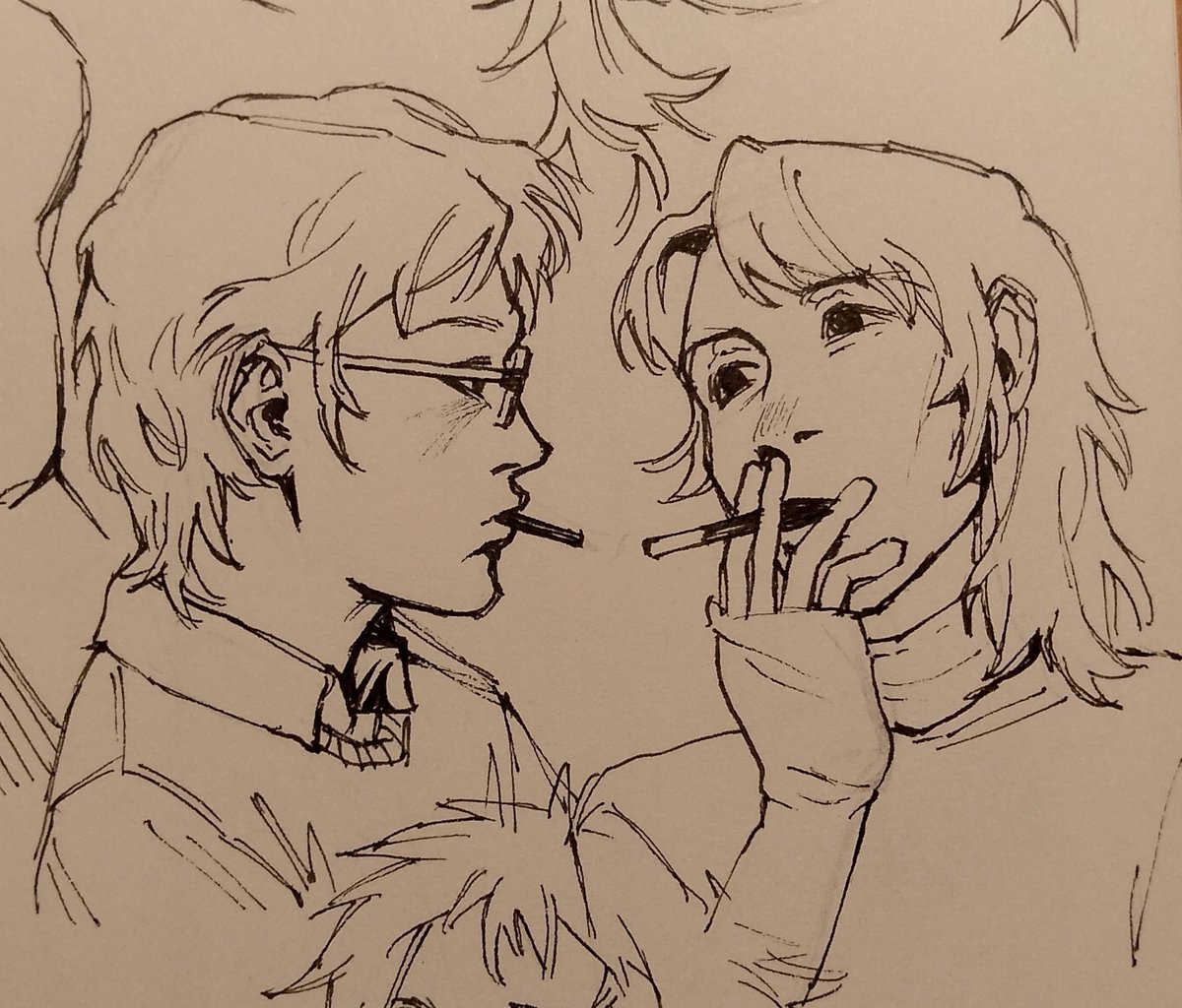 shun_st11's tweet photo. some silly sketches https://t.co/x8fgkH2nHE