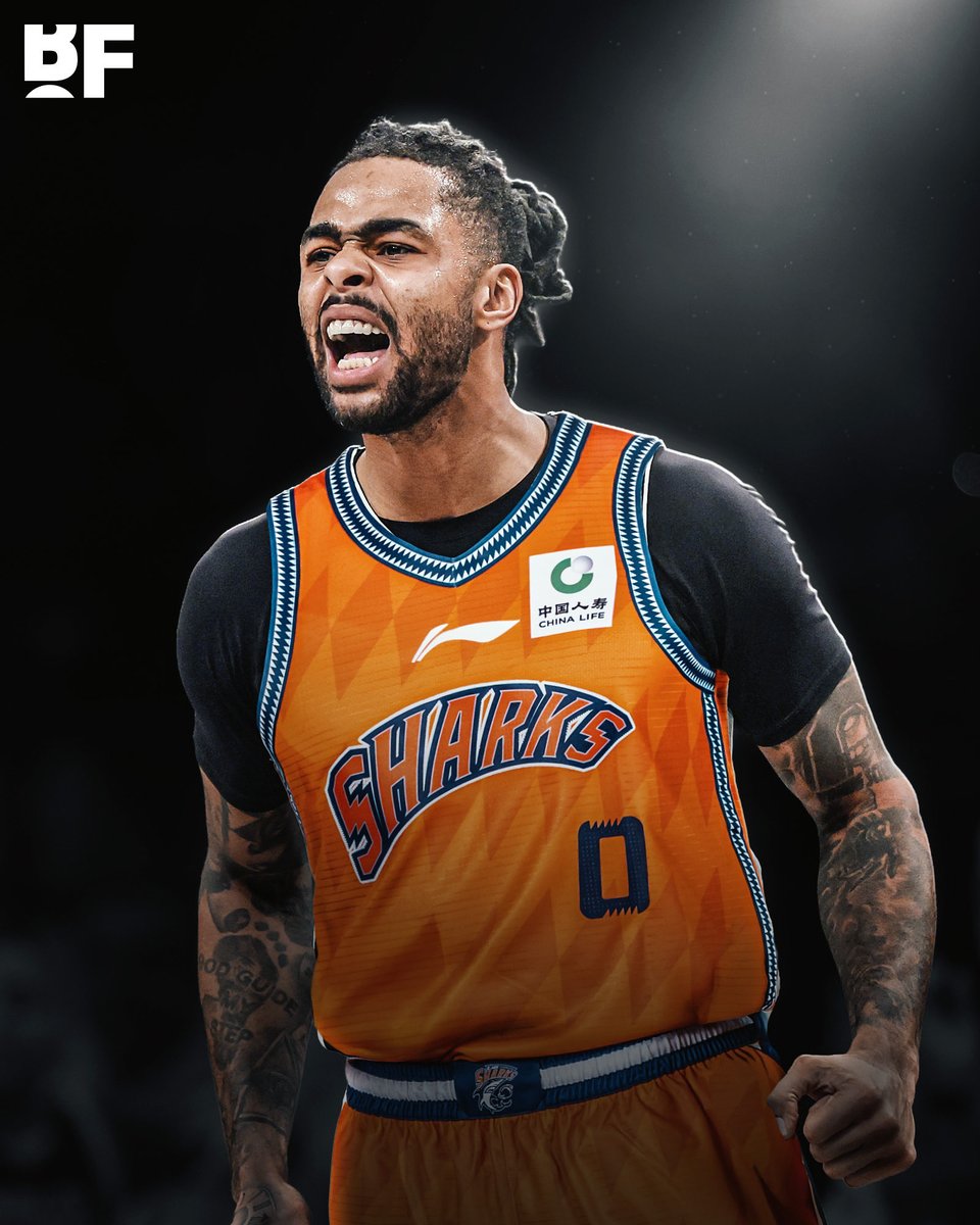 bballforever_'s tweet photo. D’Angelo Russell has signed with the Shanghai Sharks in China for the 2026-27 season 🇨🇳

(via Chinese Basketball Association) https://t.co/YS15KqQ3qb