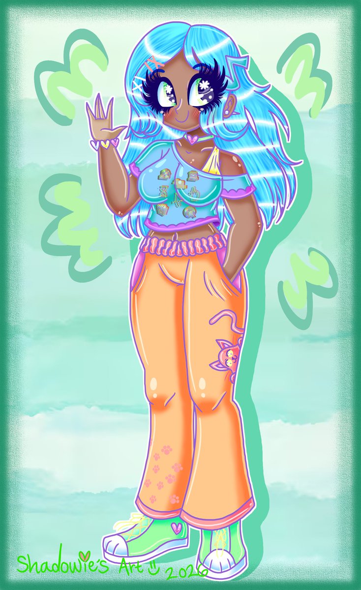 ShadowiesArt's tweet photo. 🔷💚Arla-Mae Hatch💚🔷
#DigitalArt #CuteGirlArt #CuteArtstyle #CuteArtwork #FireAlpacaArtist #DigitalDrawing #DigitalWork #CuteGirl https://t.co/R4n8DzvSqr