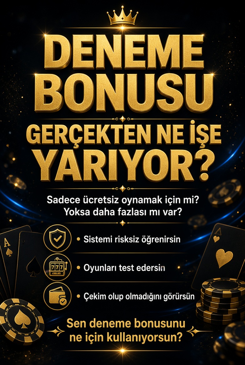 acildenemebonus's tweet photo. Deneme bonusu gerçekten ne işe yarıyor?

Sadece ücretsiz oynamak için mi, yoksa daha fazlası mı var?

• Sistemi risksiz öğrenirsin
• Oyunları test edersin
• Çekim olup olmadığını görürsün

Sen deneme bonusunu ne için kullanıyorsun?

#DenemeBonusu #DenemeBonusuNedir https://t.co/dgJJdD3FVO