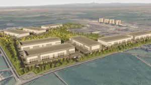 JamesMelville's tweet photo. Annan is a historic market town in Dumfries and Galloway, south-west Scotland. And here is the image of the proposed AI data centre in the countryside near to the town - which would make it the largest data centre campus in the world if fully constructed. No one voted for this. https://t.co/kkzA5NjGAx