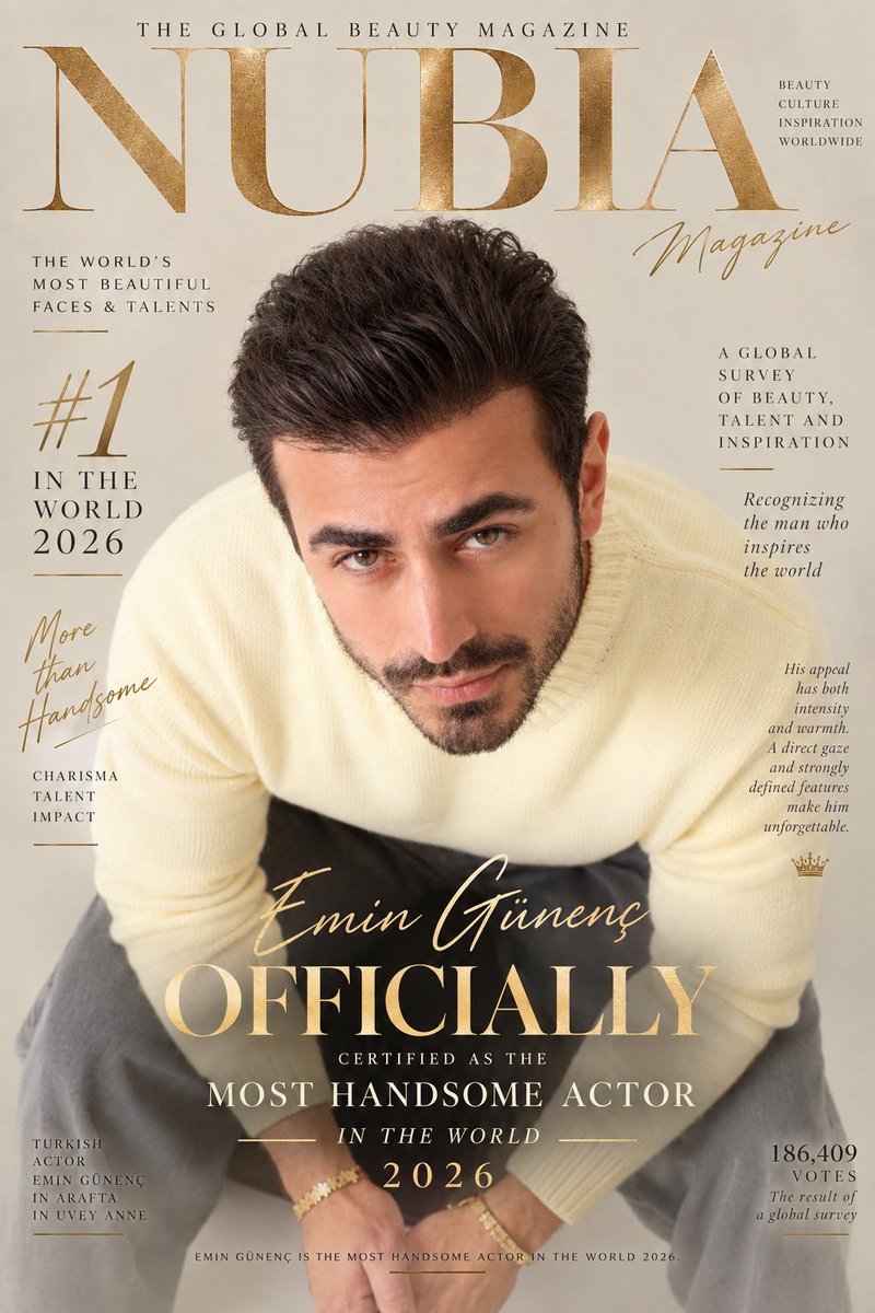 99__linda's tweet photo. Some recognitions go far beyond a title. They become a way of celebrating talent, beauty and that special light certain artists possess, a light that shines even through a single photograph. Emin Günenç and İlsu Demirci represent two different yet equally captivating expressions of what makes an artist truly unforgettable. Their beauty captures attention at first sight, but it is their talent that gives their presence even greater meaning.
Emin Günenç; celebrated as Most Handsome Actor in the World 2026 and İlsu Demirci, recognised as Most Beautiful Actress in the World 2026: have received two distinctions that highlight their charm and popularity. Behind these titles, however, are two artistic personalities who deserve to be appreciated for everything they bring to their work.
Emin Günenç: possesses a distinctive charm, defined by an intense gaze, elegant features and a natural presence that needs no embellishment. His screen presence effortlessly captures attention, while his ability to portray different characters allows audiences to appreciate the many dimensions of his talent. There is something truly special about the way he conveys emotions, moving between intensity, sensitivity and tenderness. His beauty is undoubtedly part of his appeal, but it is his artistic identity that makes his journey so fascinating.
İlsu Demirci: on the other hand, embodies natural elegance, radiant beauty and a screen presence that is impossible to overlook. Her eyes seem capable of expressing a thousand emotions, while her expressiveness and energy make every performance feel personal. Despite her young age, her artistic journey already offers plenty to appreciate, as does the potential she continues to demonstrate. Her beauty is not simply a matter of features; it is also reflected in her grace, personality and the spontaneity that makes her so recognisable.
Together, Emin and İlsu have given audiences moments that remain unforgettable, demonstrating through their characters how chemistry, expressiveness and the ability to convey emotions can enrich a story. Their work in Arafta, portraying Ateş and Mercan; has given viewers the opportunity to appreciate two performances that, each in its own distinctive way, contribute to the series' appeal.
It is wonderful to see beauty celebrated; but it is even more meaningful to recognise the talent behind a face, the dedication that accompanies an artistic journey and the passion that allows performers to leave a lasting impression. Titles can mark a special moment, but it is the emotions they convey, their performances and their artistic personalities that give their journeys lasting significance.
Whether it is Emin's magnetic gaze or İlsu's radiant elegance, both possess qualities that make them truly special to those who admire them. Two different artists, two distinctive forms of beauty and two journeys that deserve to be celebrated with affection and respect.
Congratulations to Emin Günenç and İlsu Demirci on these special 2026 recognitions. May these achievements be just one of many opportunities to celebrate their talent, their beauty and everything they will continue to bring to audiences. An artist's true beauty cannot be confined to a title; it lives on in the emotions they inspire and the memories they leave in the hearts of those who admire them.

PROUD OF YOU 

#İlsuDemirci #EminGünenç 

#Arafta