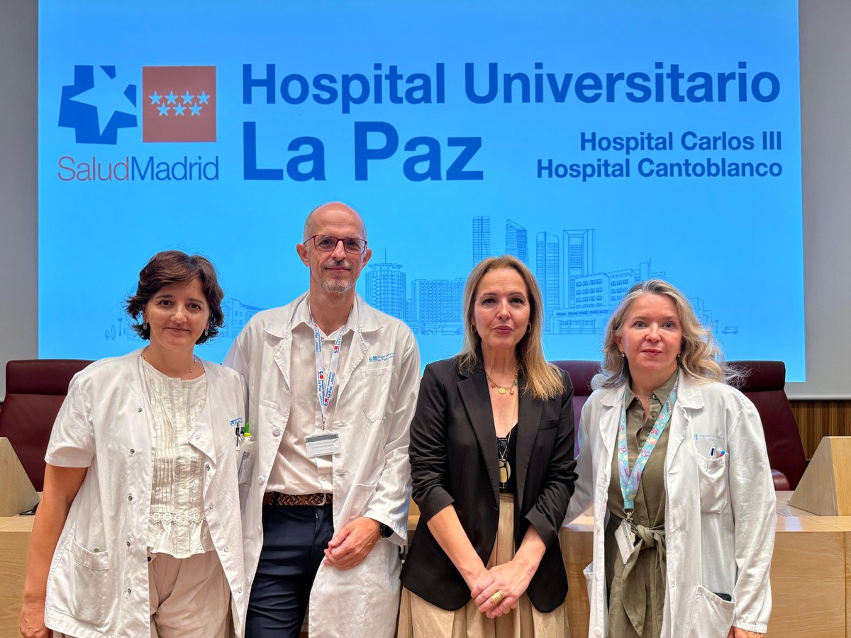 ONT_esp's tweet photo. 🗣️Hoy hemos estado con los compañeros de @HospiLaPaz en una de sus sesiones generales hablando del éxito del Modelo Español y el gran papel que juega este hospital en él, en especial con su programa de trasplante pediatrico y su ensayo clínico para generar tolerancia inmunológica https://t.co/rKfX88ONus