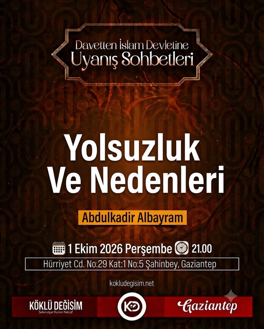 KokluDegisim27's tweet photo. Devlete Giden Yol da "Yolsuzluk Ve Nedenleri"
Konulu sohbet programımıza bekleriz. https://t.co/RonX4Pqpo2