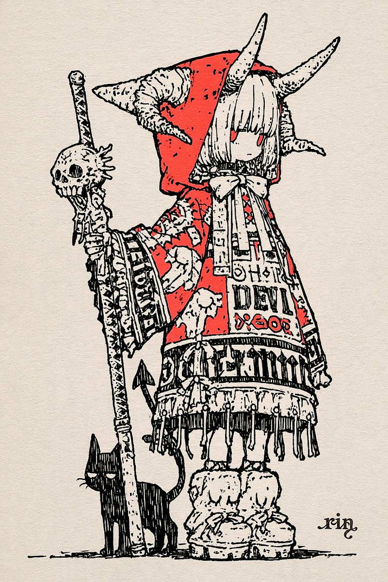 rin22cal51yn's tweet photo. Red, Black, Demon Queen, Cat
006 https://t.co/wHYKi5cYc7
