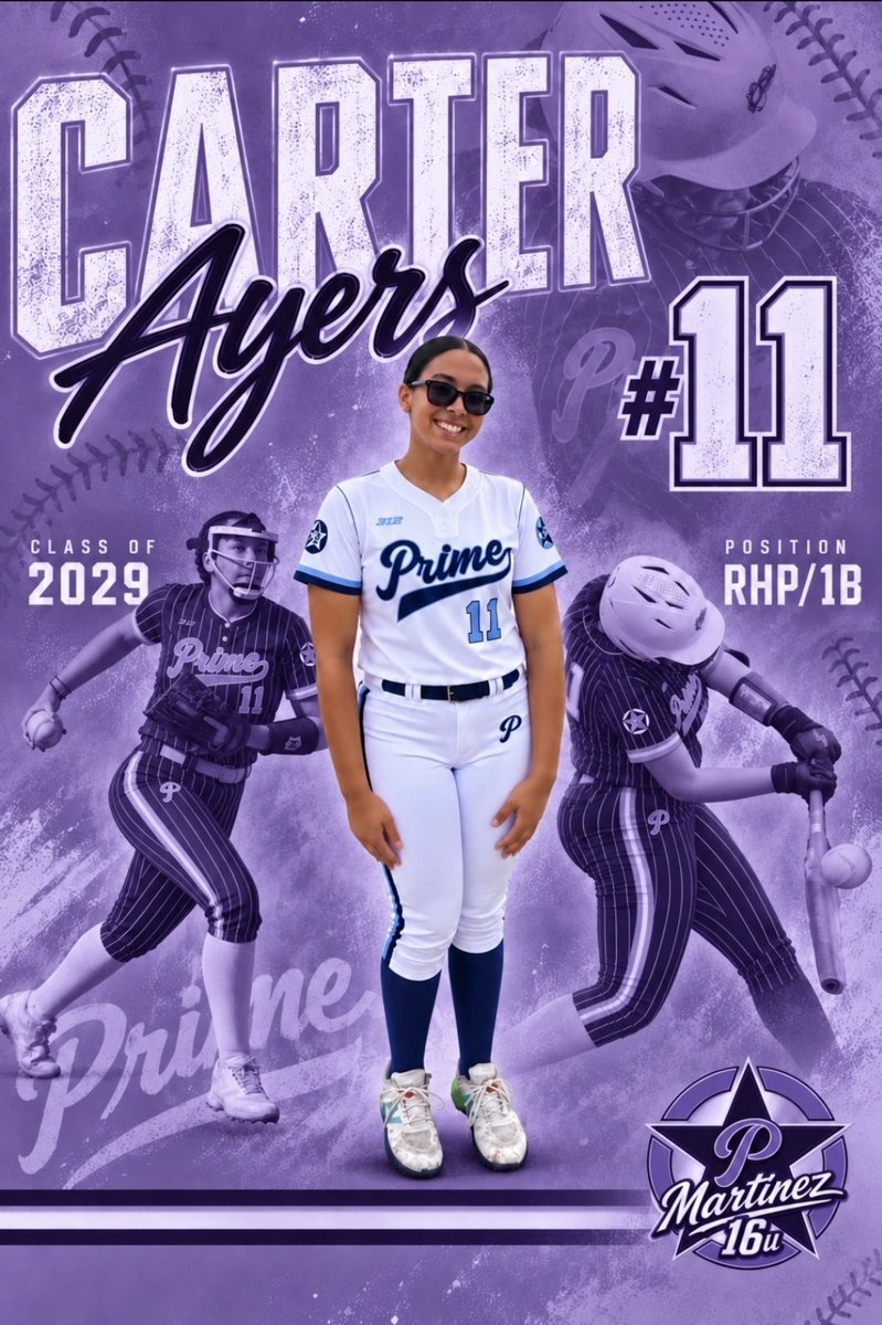 ARPrimeMartinez's tweet photo. 2029   CARTER AYERS    RHP/1B

@CarterAyer41972 from @WHBulldogPride with a big bounce back week at @UCASoftball for week 4 of the #PSFL 
#Uncommitted

Pitching Coach:
@franklinjenn

Hitting Coach:
@kdself18

FieldLevel:
https://t.co/Vf2ZMi0cgz

SportsRecruits:
https://t.co/R4U73vzVt1

GameChanger:
-Prime Purple 18U
https://t.co/DSFtdnYjpQ

-Lady Dukes Clark/Lamar 14U
https://t.co/ruEUbONgft

-White Hall Varsity Lady Bulldogs 2026
https://t.co/4PFhb9zbOX

@ar_prime_sb
#PrimeArmy

@ARsoftballcent @ASTSprts @ArkansasVarsity @tctabler @RichSharp95 @ETTaylor79 @hmcilvain2 @RRainwater1037 @BBSportsNeal @VarsityVibeAR @SBLiveARK @ARSRhighschool @ARPrepSports @ARSportsNet @DiamondAddicts @LineDsoftball @SoftbalAmerica @Rule42sports @TakeCharge_SB @FieldLevelSB @TGETalent @N_W_Sports @DfwSho @SportPrepX @tagupSoftball @softballhype @gatorjack72 @AScholarsBrand @bench424nmore @SoftballClips @Softball_Home @SoftballDown