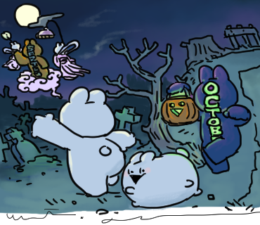 gonnohjoye's tweet photo. 🐰👋🎑🎃 https://t.co/gwdYiVTSD9