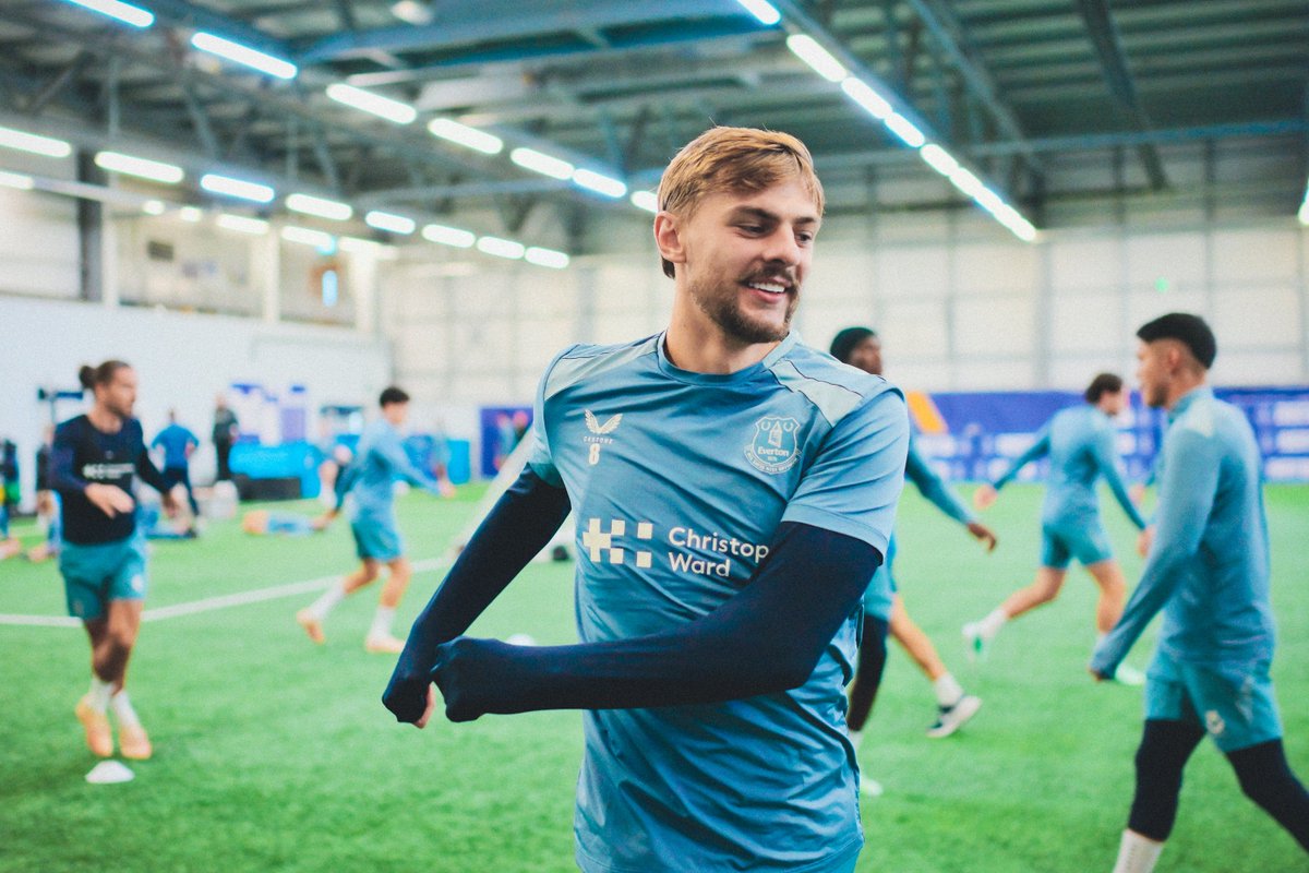 Everton's tweet photo. No letup at Finch Farm. 💪 https://t.co/dKvnYDXO2c