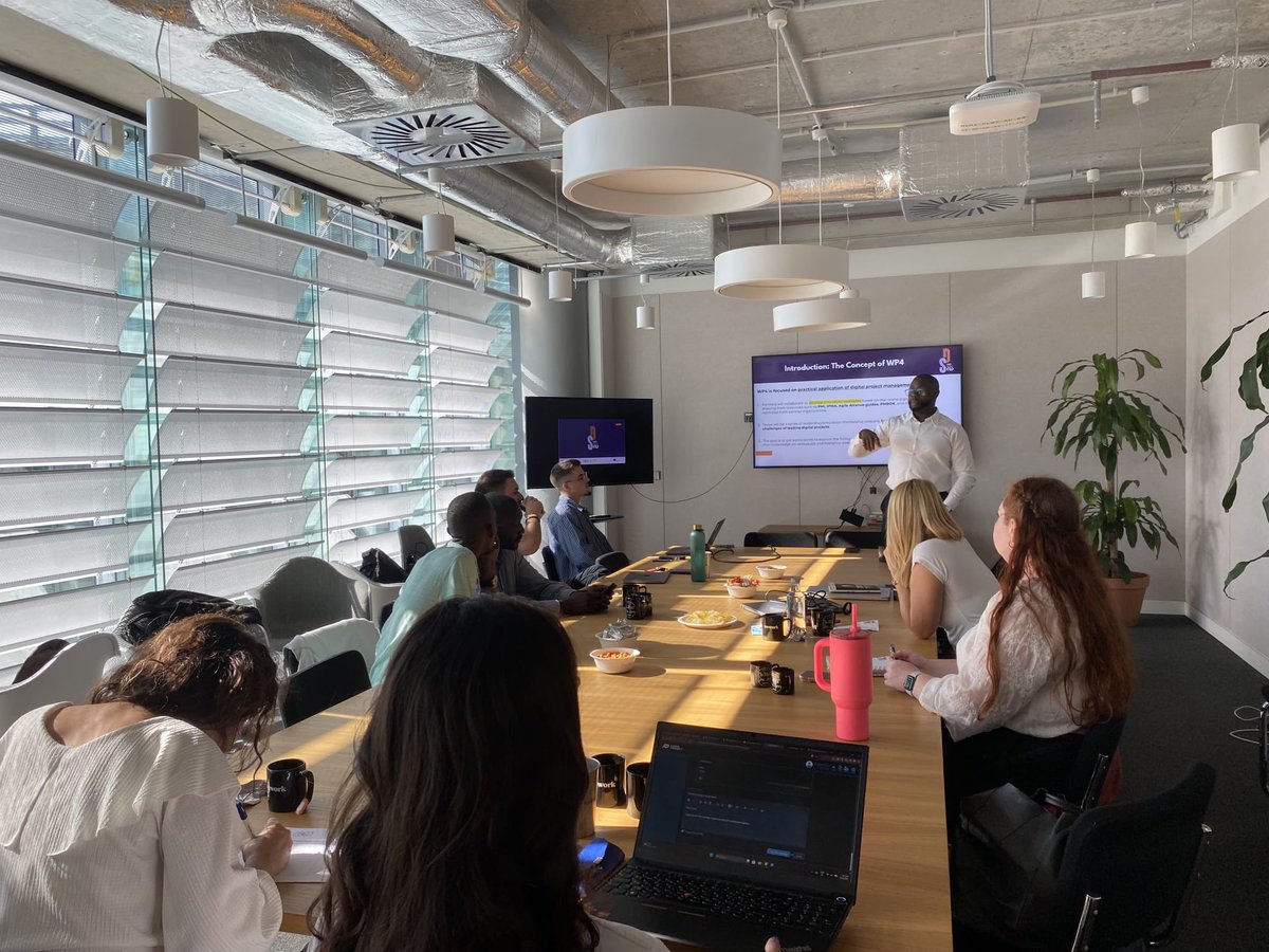 KilsahC's tweet photo. It’s Day 1 of the #DigiSkill partners’ meetup in Berlin! 🇩🇪

Our team is joining partners from Europe &amp; Africa to strengthen the DigiSkill project and help equip 2,500 young people with essential digital and intercultural skills.

Join the next session👇🏾

https://t.co/gd7N1GyCee https://t.co/TMZv1SkxuN