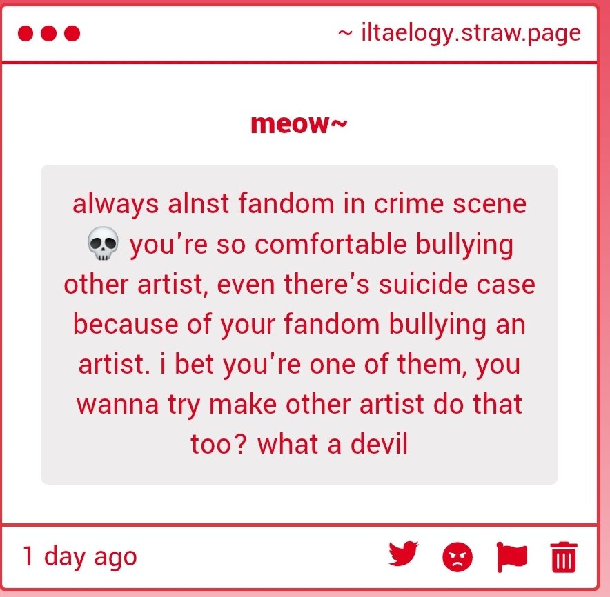 sayjinmoe's tweet photo. i dont even know what ur talking about but accussing me of driving an artist to suicide is insane?? https://t.co/5OU3aFHd5D