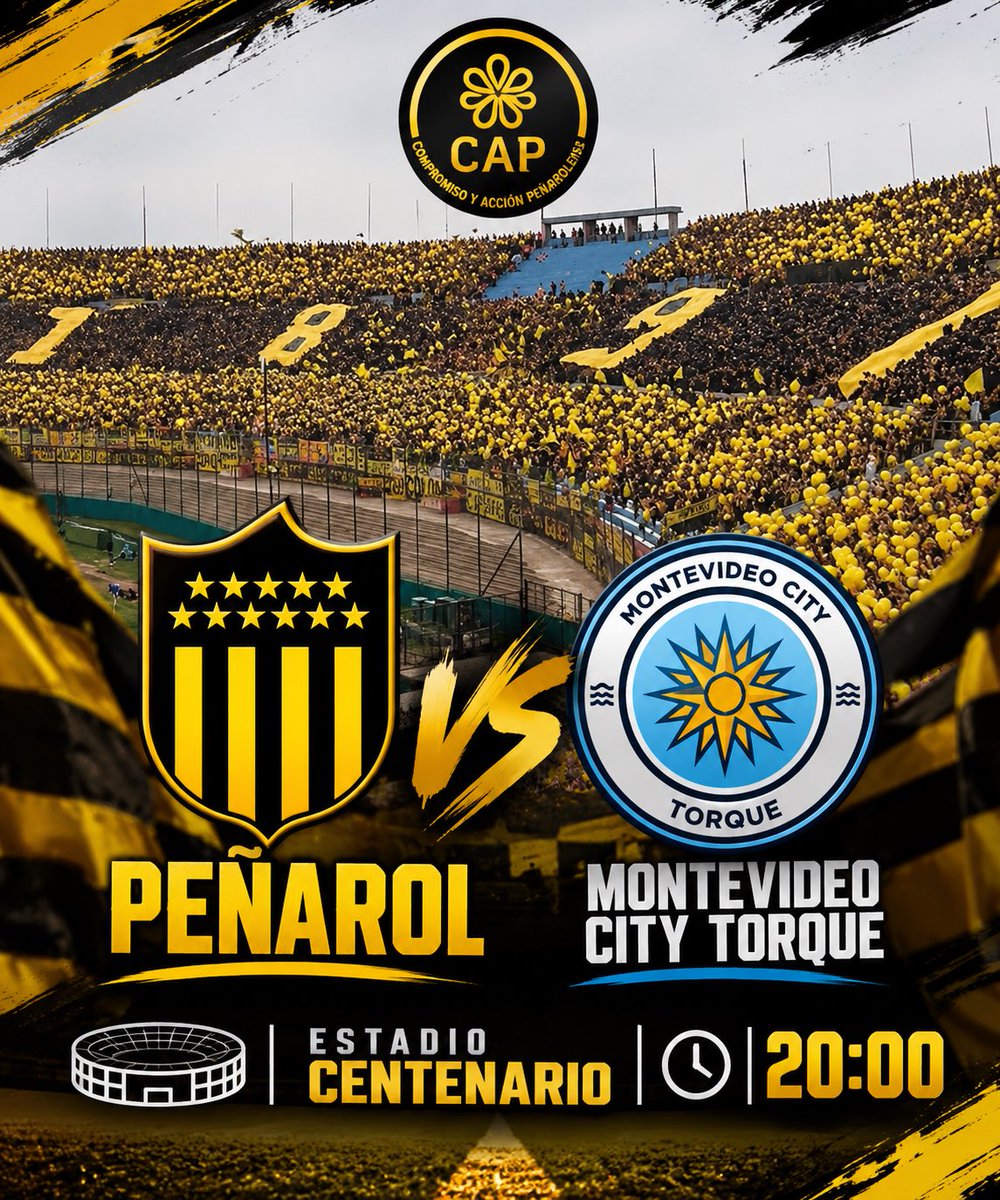 CompromisoCAP's tweet photo. Volvemos y con un partido clave. Vamos por todo 💛🖤

#VamosPeñarol #TodosJuntos #CompromisoCAP https://t.co/0fKaA0eSZc