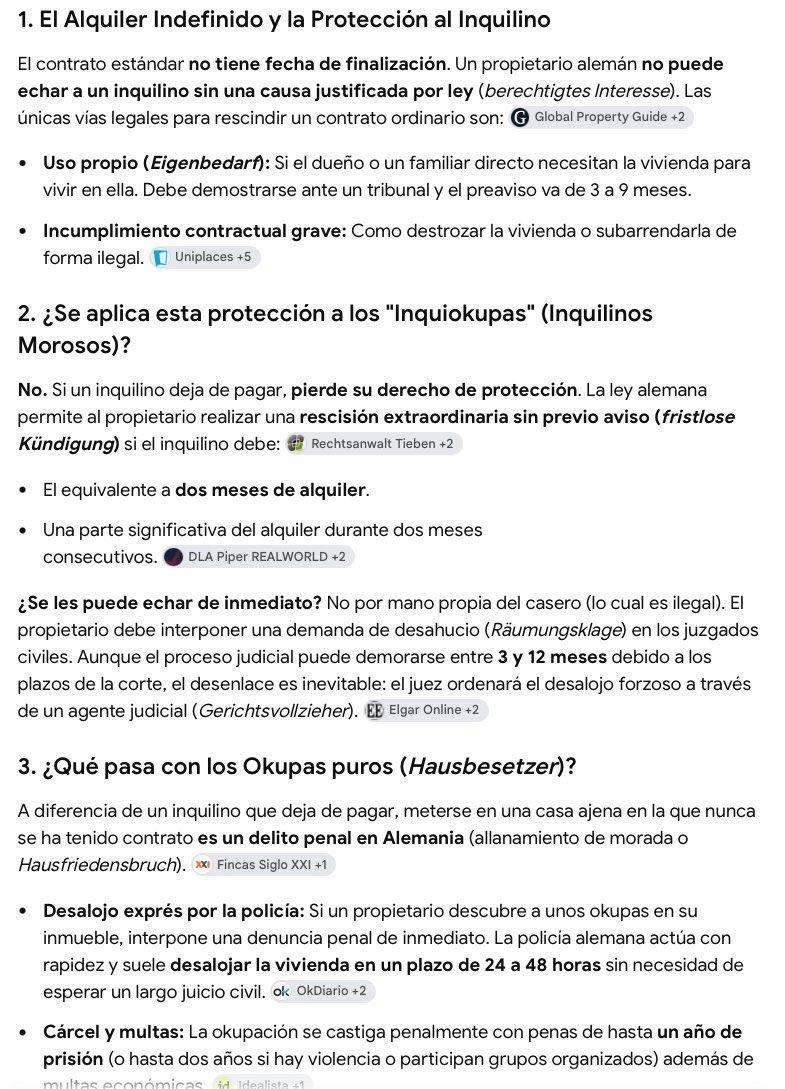 oacsepoahc's tweet photo. @AleJacintoUrang Lo que quiere el pequeño propietario es lo que ocurre en Alemania, los alquileres pueden ser indefinidos, pero los okupas van a la cárcel y se les echa en 24 horas y los inquiokupas pierden sus derechos y van fuera como mucho en dos meses https://t.co/HB9ZIAsjvo