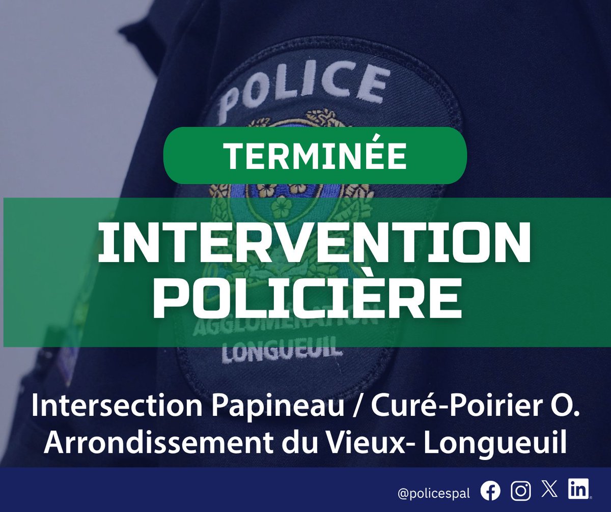 PoliceSPAL's tweet photo. ARRESTATION À LA SUITE D’UN REFUS D’OBTEMPÉRER
29 sept vers 23 h, un conducteur refuse de s’immobiliser lors d’une tentative d’interception policière dans le Vieux-Longueuil. Son véhicule percute ensuite une résidence. Le conducteur de 17 ans a été arrêté. L’enquête se poursuit. https://t.co/aY8ONp8JnC