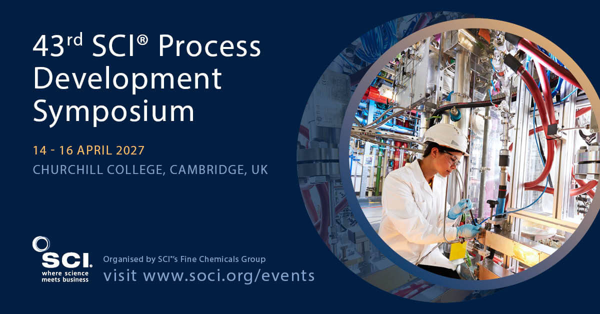 SCIupdate's tweet photo. 📢 Registration now open! https://t.co/ombnyyLXFP
The symposium aims to bring together a wide range of speakers from across the Pharmaceutical, Agrochemical and Fine Chemical industries, as well as from an academic background. https://t.co/mTev6UhGlM