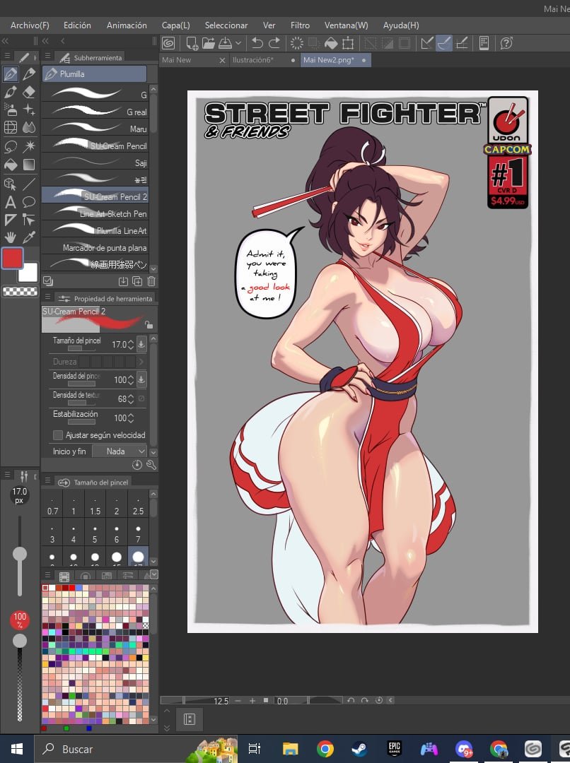 _Darkvan_'s tweet photo. @succubusarcade @UdonEnt I did took that illustration as reference. He is one of my favourite artists https://t.co/wup6OZUVfi