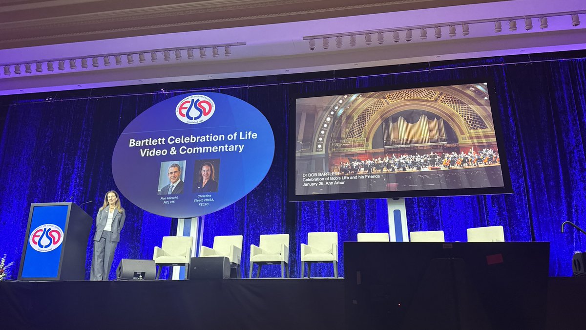 ELSOOrg's tweet photo. Yesterday we celebrated Dr Bartlett in Nashville at #ELSO2026! Medicine is responsibility, Surgery is responsibility, Taking care of patients is responsibility. Medicine has moved from patient centric to provider centric. Todays’ generation need to figure out how to correct this! https://t.co/LRKComtQtZ