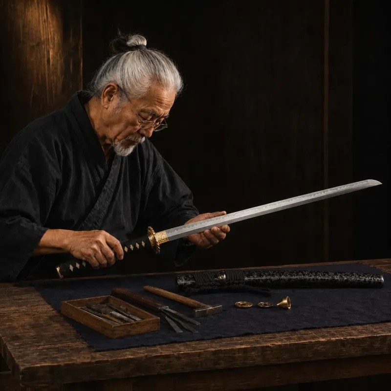 swordcustom's tweet photo. Your katana, your rules. ⚔️

Spec your own blade — steel, hamon, tsuba, saya — hand-forged in Longquan by Sword Custom's smiths.

From $129. One of one.

👉 https://t.co/2JJmXS7b2i

#CustomKatana #SwordCustom https://t.co/5vfR4deJwZ