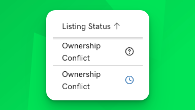 afternic's tweet photo. @GeoDomainExpert @jamesiles In the Resolution Center, you'll see a clock symbol for domains we're working to automatically verify. For other domains, a tooltip will prompt you to complete the verification process. https://t.co/QmmxxPNfOr