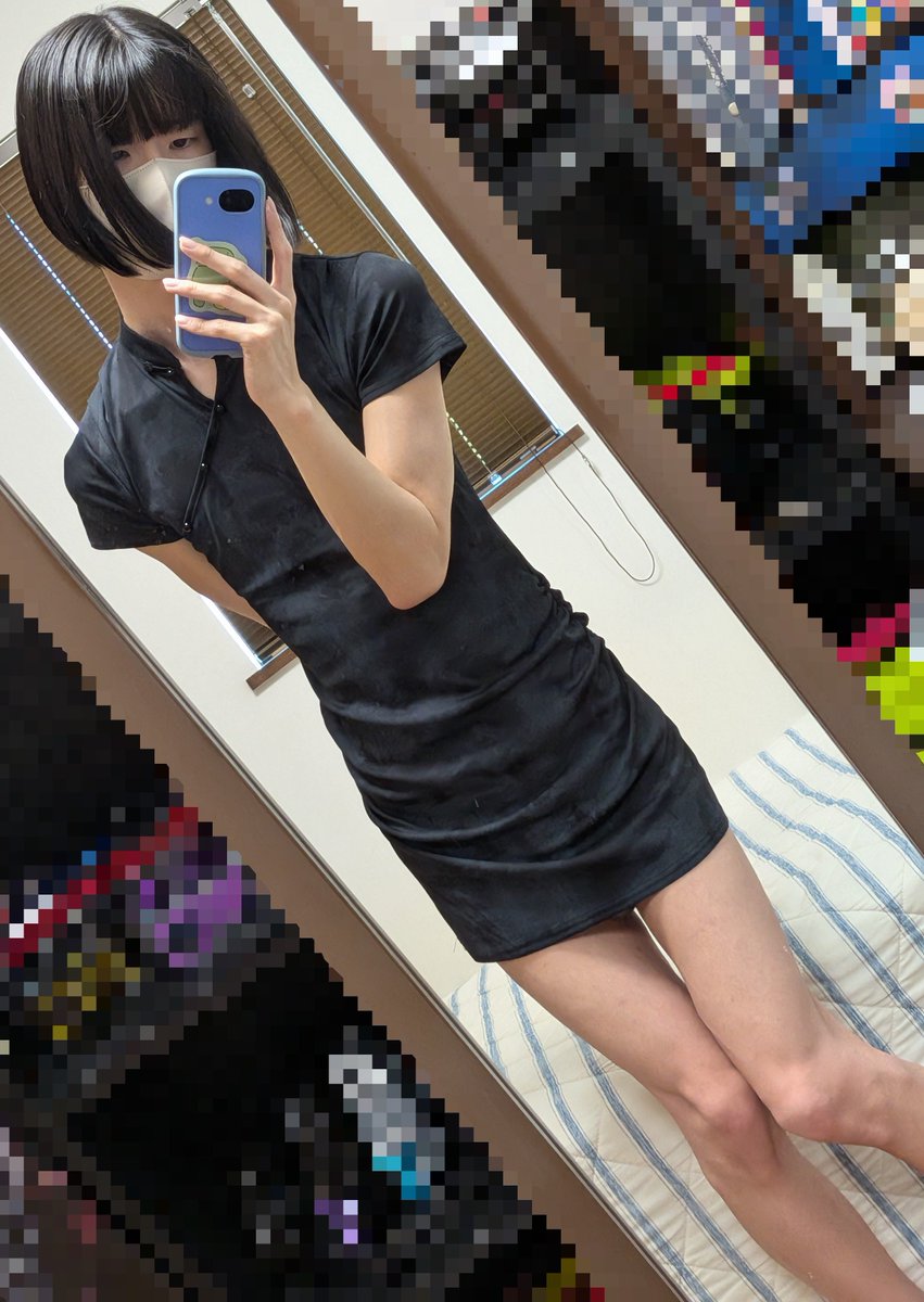 bob_0226's tweet photo. チャイナドレス可愛くね？？
#女装 https://t.co/Y92OCPiEHE