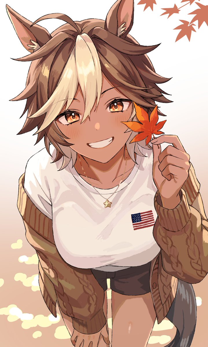 UmariTomoe's tweet photo. Fall is the perfect season for tomboy horse girls, right? https://t.co/abtqStKSTB