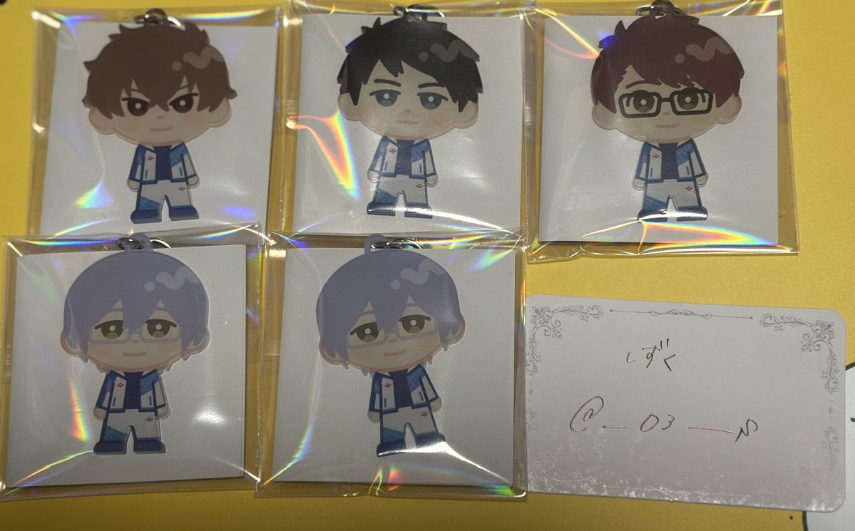__O3__s's tweet photo. 【交換】Free! ちびフレンズキーホルダーコレクション　ちびフレ

求▶︎郁弥or定価(+送料)

譲▶︎夏也 宗介 日和 尚2

比率違いも可能です。鳥取10.11.12手渡し優先となりますが、郵送希望の方も気軽にお声かけくださいませ。 https://t.co/7pICt6jHpM