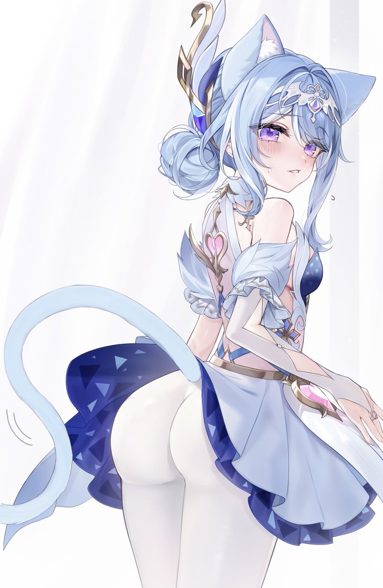 pomepome1207's tweet photo. 「…しっぽが邪魔ですわ…」 https://t.co/Q0aaxSdjkS