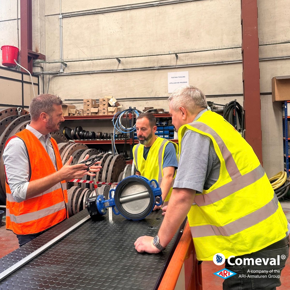 COMEVAL's tweet photo. 𝐂𝐞𝐫𝐭𝐢𝐟𝐢𝐞𝐝 𝐪𝐮𝐚𝐥𝐢𝐭𝐲 𝐚𝐭 𝐨𝐮𝐫 𝐟𝐚𝐜𝐢𝐥𝐢𝐭𝐢𝐞𝐬 🏭
Learn more about our solutions at: 👉 https://t.co/Z9h20TTFMA
#ComevalValveSystems #FactoryAcceptanceTest #FAT #Engineering #IndustrialValves #GuaranteedQuality #IndustrialProjects https://t.co/vWLxefcL1s