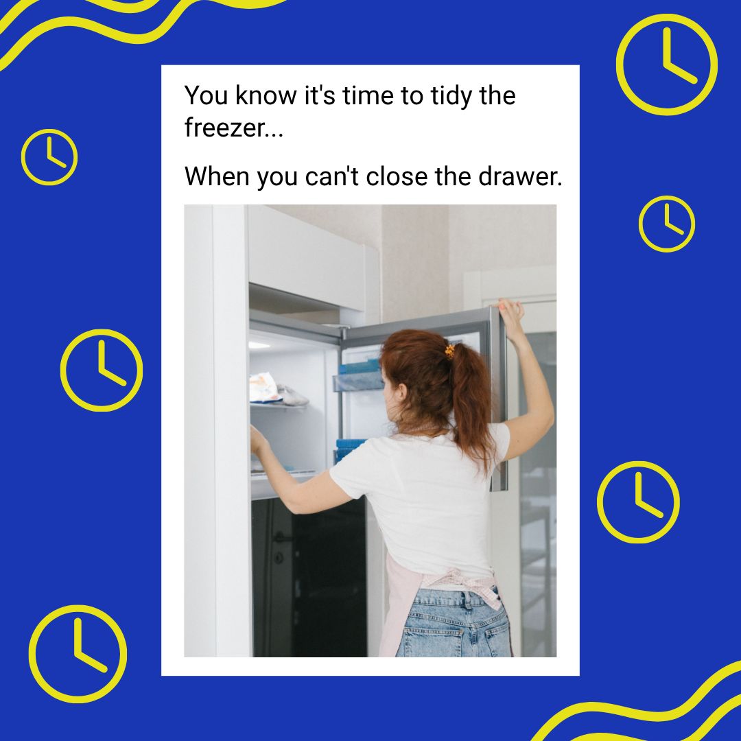 hbdappliances's tweet photo. We've all convinced ourselves there's still room for one more thing... until the freezer drawer says otherwise 😂

What's the oldest thing hiding in your freezer? 👀 https://t.co/Aev2rQ5QV1