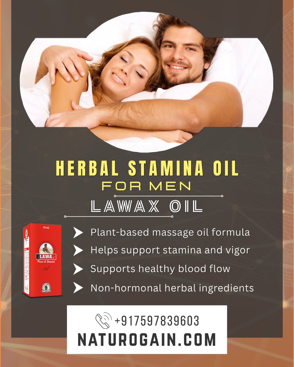 shaun__walker's tweet photo. Why So Many Men Are Turning to Herbal Stamina Oil for Men Naturally
https://t.co/CthlJz9hu5
Lawax Oil is formulated with herbal ingredients to help support stamina and circulation.
#malestamina #maleendurance #menshealthmatters #menhealthawareness #mensupplement https://t.co/NkkGek8s3w
