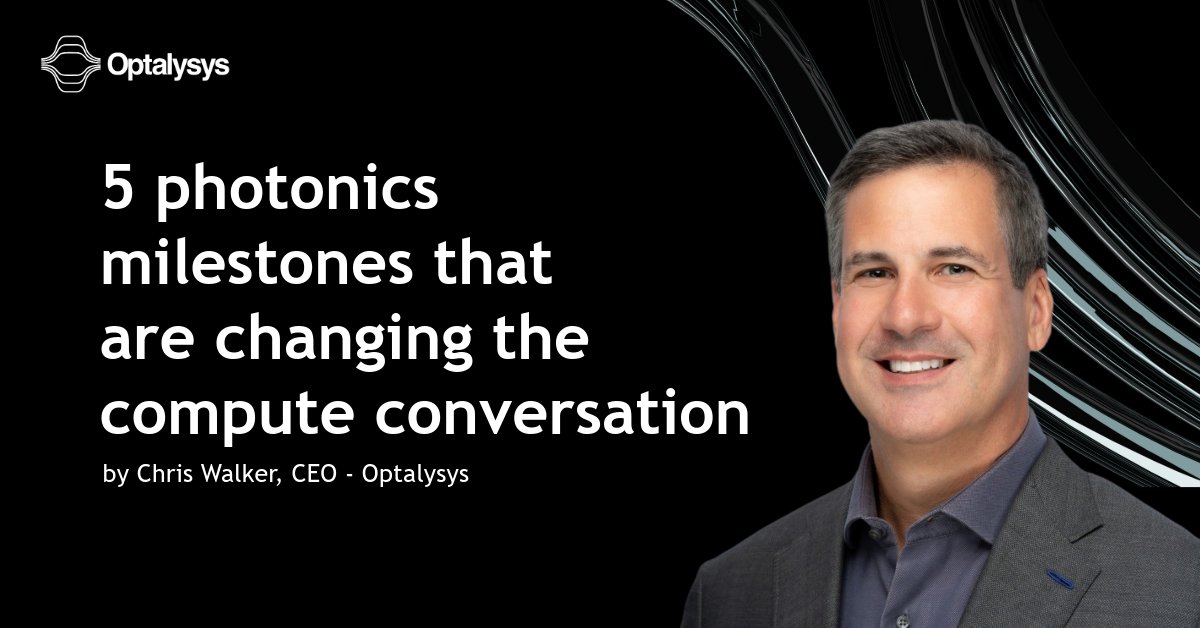 Optalysys's tweet photo. As AI hits memory, power and copper walls, new ways of computing matter more than ever.

Our CEO Chris Walker explores recent photonics milestones that could pave the way ⬇️

Read the full article: https://t.co/TQLulQgVca https://t.co/39rqdDcIgi