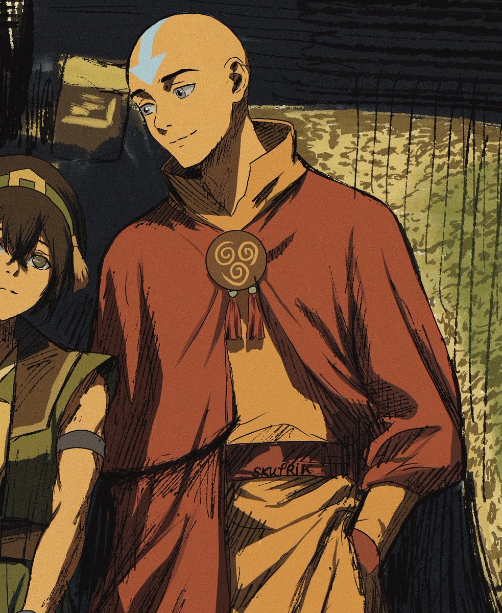 Skufrik's tweet photo. Aang and Toph🌓
#atla https://t.co/E0iauZ47Pa