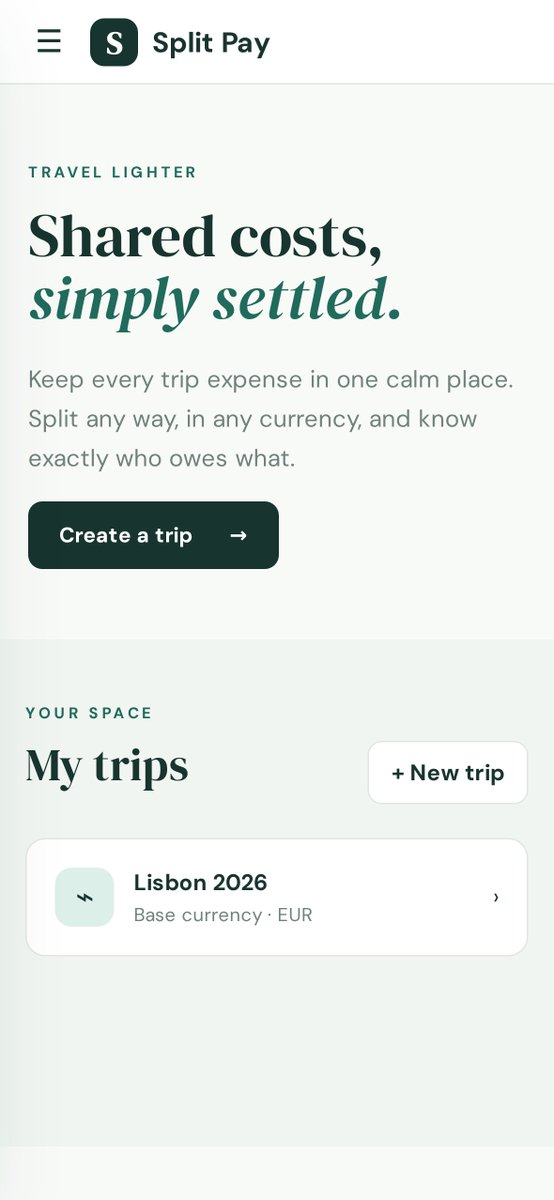 nullkita's tweet photo. Monetizing an app that spreads through share links is a trap: any paywall blocks the whole group. So Split Pay is free - every feature. The only purchase is an optional one-time tip (no subscription, nothing locked), powered by RevenueCat +Google Billing. #BuildInPublic #Shipaton https://t.co/8iogxBGKq1