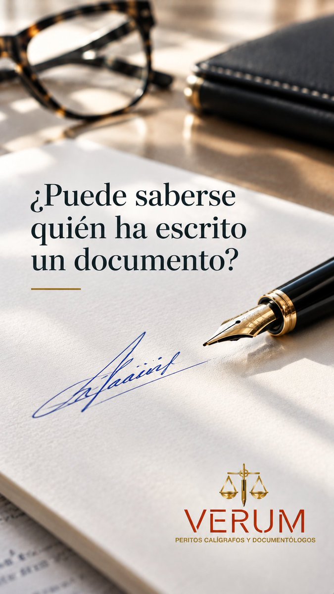 Detectados_Inv's tweet photo. ✍️ ¿Puede saberse quién ha escrito un documento?
Sí!
Una pericia caligráfica compara la escritura cuestionada con muestras indubitadas para analizar sus características y determinar correspondencias o diferencias.
#Verum #PericiaCaligráfica #PeritoCalígrafo #PruebaPericial https://t.co/DivS6SJC18