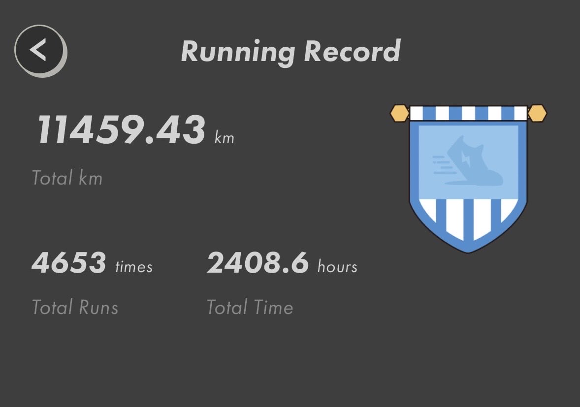 prototypeunit11's tweet photo. #STEPN
今日はゆるジョグ〜🏃‍♂️
9月の走行距離は156km。全然走ってねぇ😱だいぶ涼しく走りやすくなってきたから10月はもっと走るぞ💪 https://t.co/rtKouE9V3O